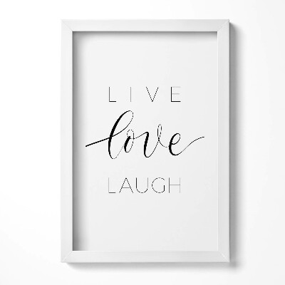 Obraz w ramie Napis do mieszkania 