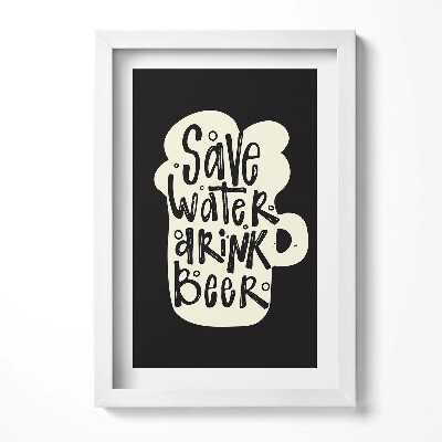 Obraz w ramie Napis do kuchni 