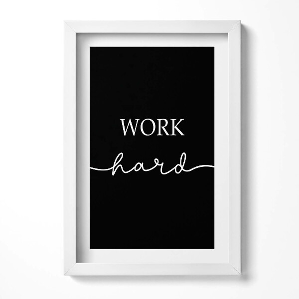 Obraz w ramie Motywacyjny napis 