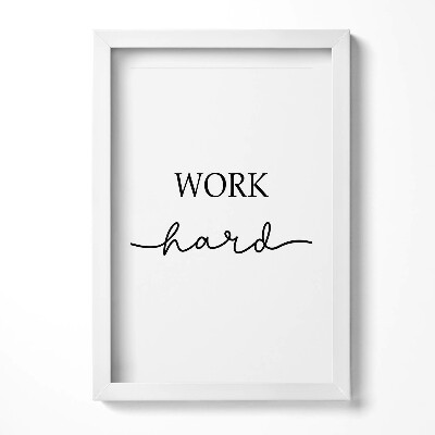 Obraz w ramie Motywacyjny napis 