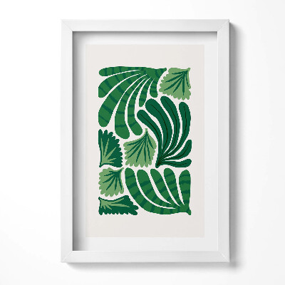 Obraz w ramie Ilustracja roślin i kwiatów