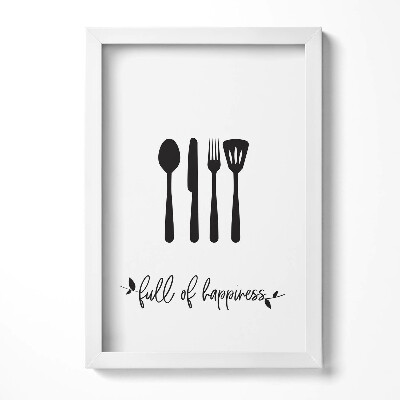 Obraz w ramie Napis do kuchni i jadalni 