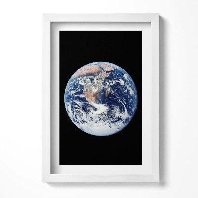 Obraz w ramie Ziemia widziana z kosmosu