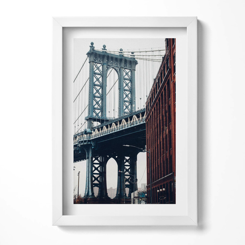 Obraz w ramie Architektura miasta most