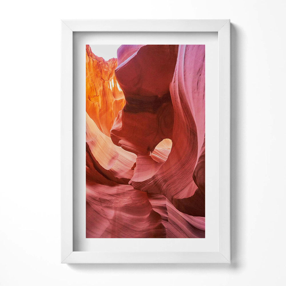 Obraz w ramie Poaszczyste skały