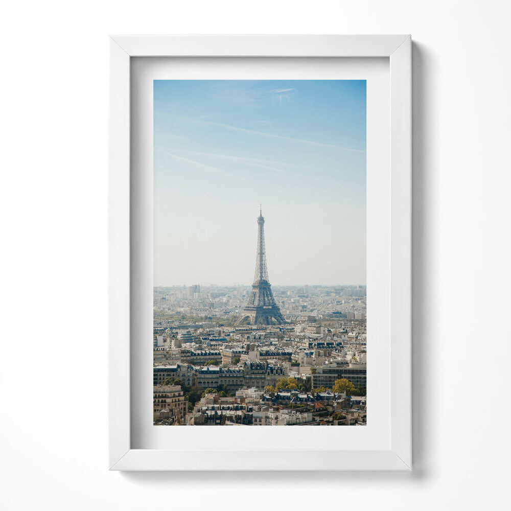 Obraz w ramie Paryż Francja Wieża Eiffla panorama