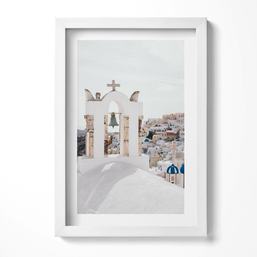 Obraz w ramie Architektura Grecji Santorini