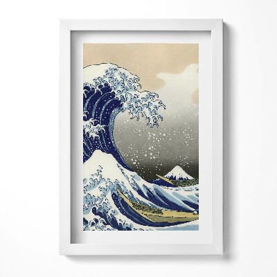 Obraz w ramie Wielka fala w Kanagawie