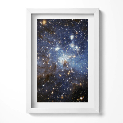 Obraz w ramie Niebo i gwiazdy kosmos