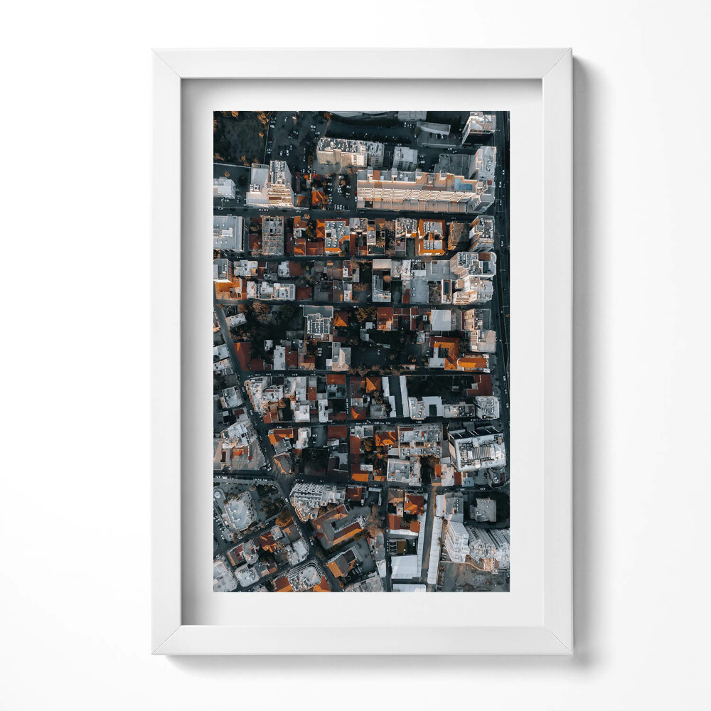 Obraz w ramie Widok z góry Limassol Cypr