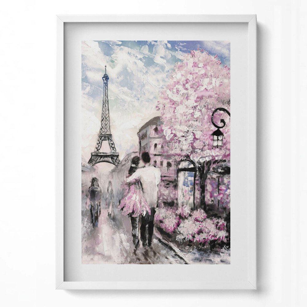 Obraz pionowy Paryż i Wieża Eiffla