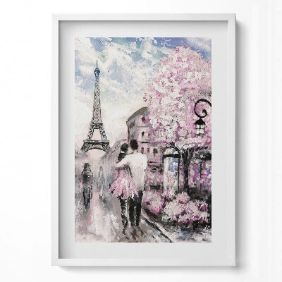 Obraz pionowy Paryż i Wieża Eiffla