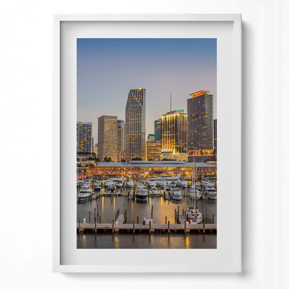 Obraz pionowy Panorama wielkiego miasta