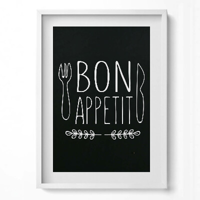 Obraz pionowy Napis smacznego