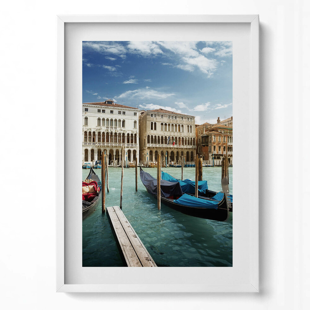 Obraz pionowy Gondole Wenecja Włochy