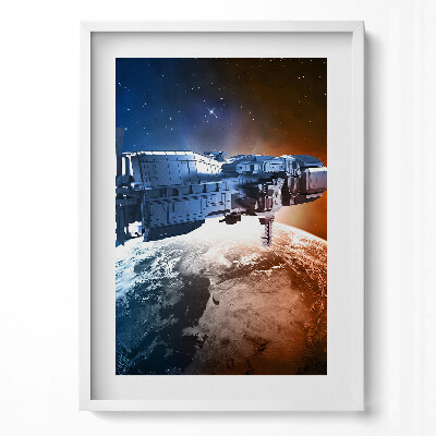 Obraz pionowy Statek kosmiczny