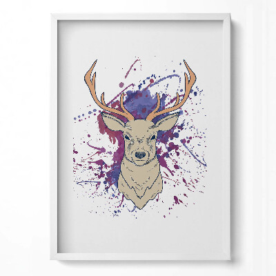 Obraz pionowy Ilustracja wektorowa jelenia