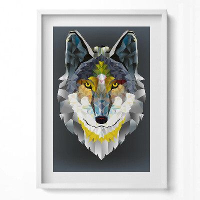 Obraz pionowy Głowa wilka