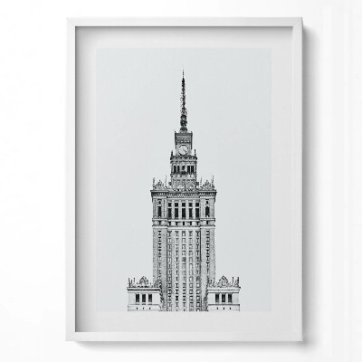 Obraz pionowy Pałac Kultury i Nauki Warszawa