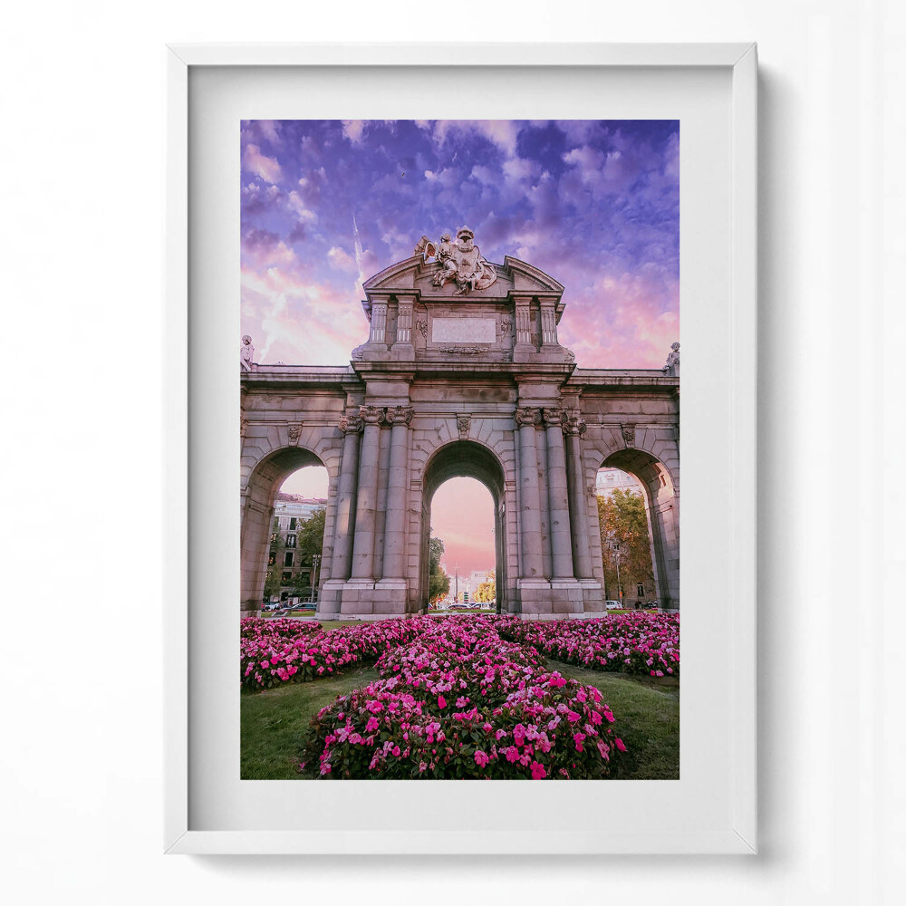 Obraz pionowy Drzwi Alcala Madryt Hiszpania