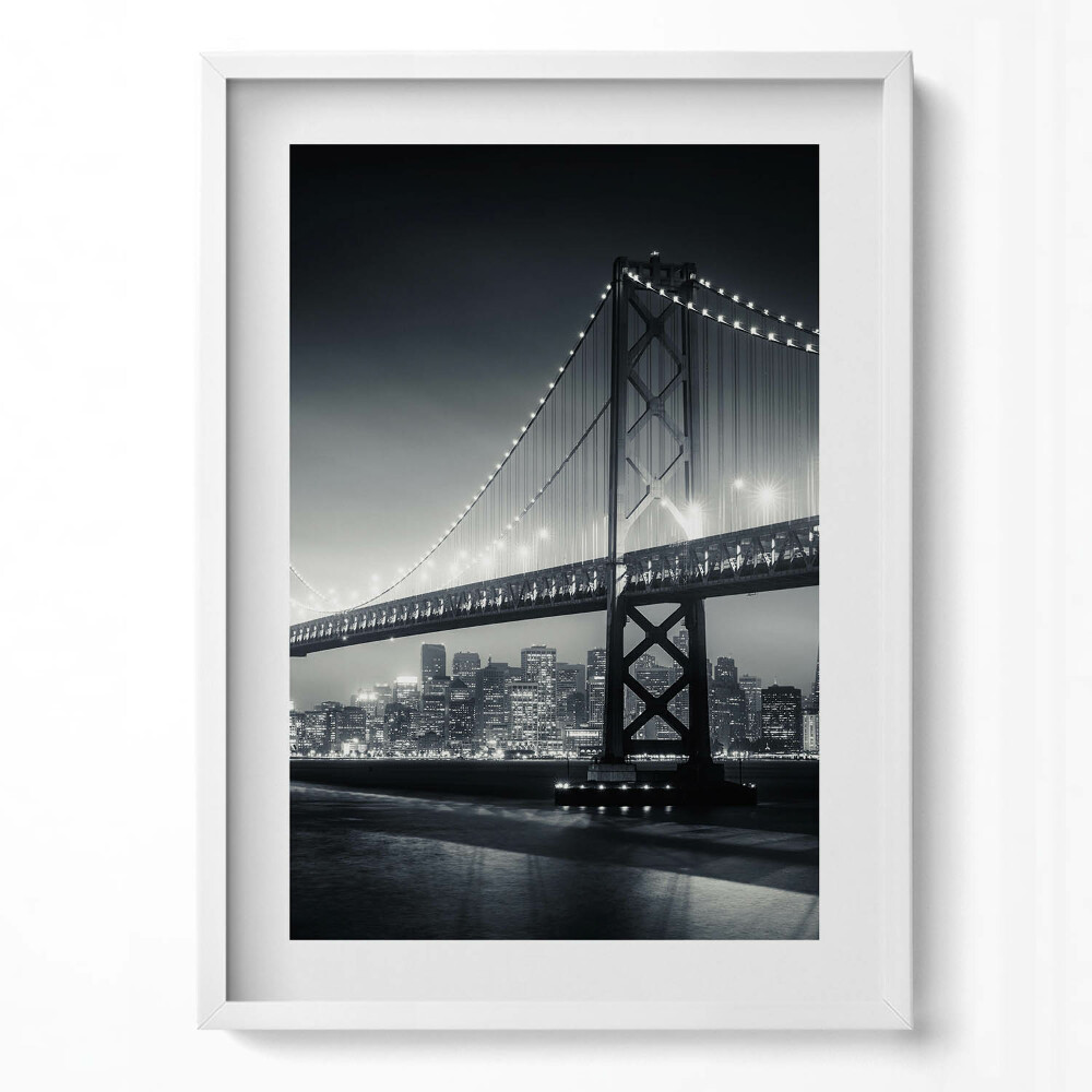 Obraz pionowy Most nocą San Francisco