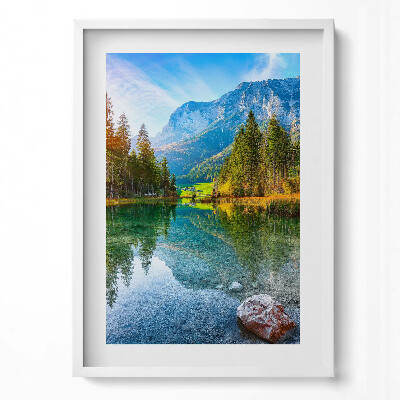 Obraz pionowy Rzeka góry Krajobraz