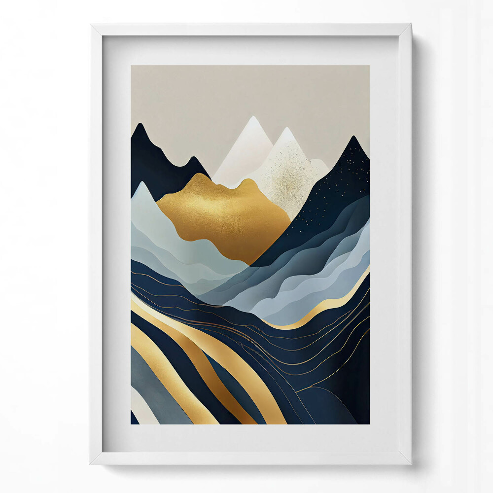Obraz pionowy Abstrakcyjne góry