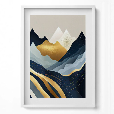 Obraz pionowy Abstrakcyjne góry