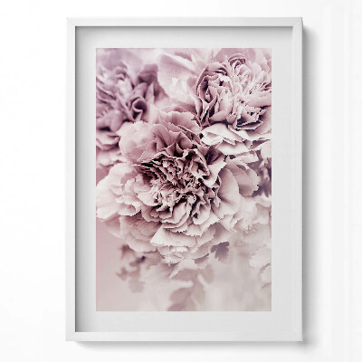 Obraz pionowy Bladoróżowe piwonie płatki