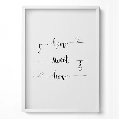 Obraz pionowy Napis do mieszkania 