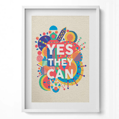 Obraz pionowy Napis motywacyjny 