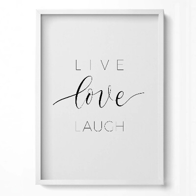 Obraz pionowy Napis do mieszkania 