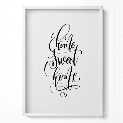 Obraz pionowy Dekoracyjny napis do mieszkania 