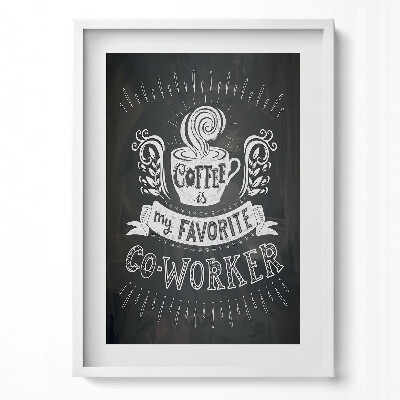 Obraz pionowy Napis do kuchni i biura 