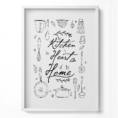 Obraz pionowy Napis do kuchni 