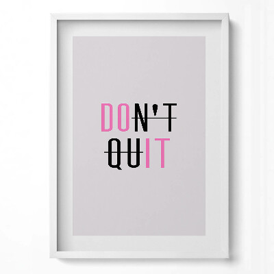 Obraz pionowy Napis motywacyjny 