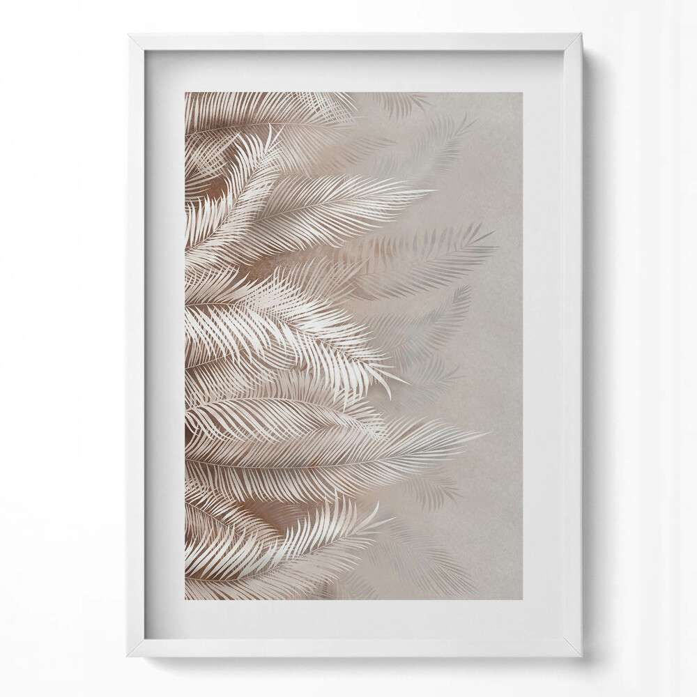 Obraz pionowy Boho rustykalne liście