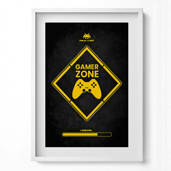 Obraz pionowy Napis do pokoju gracza 