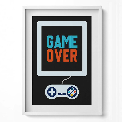 Obraz pionowy Napis dla gracza 