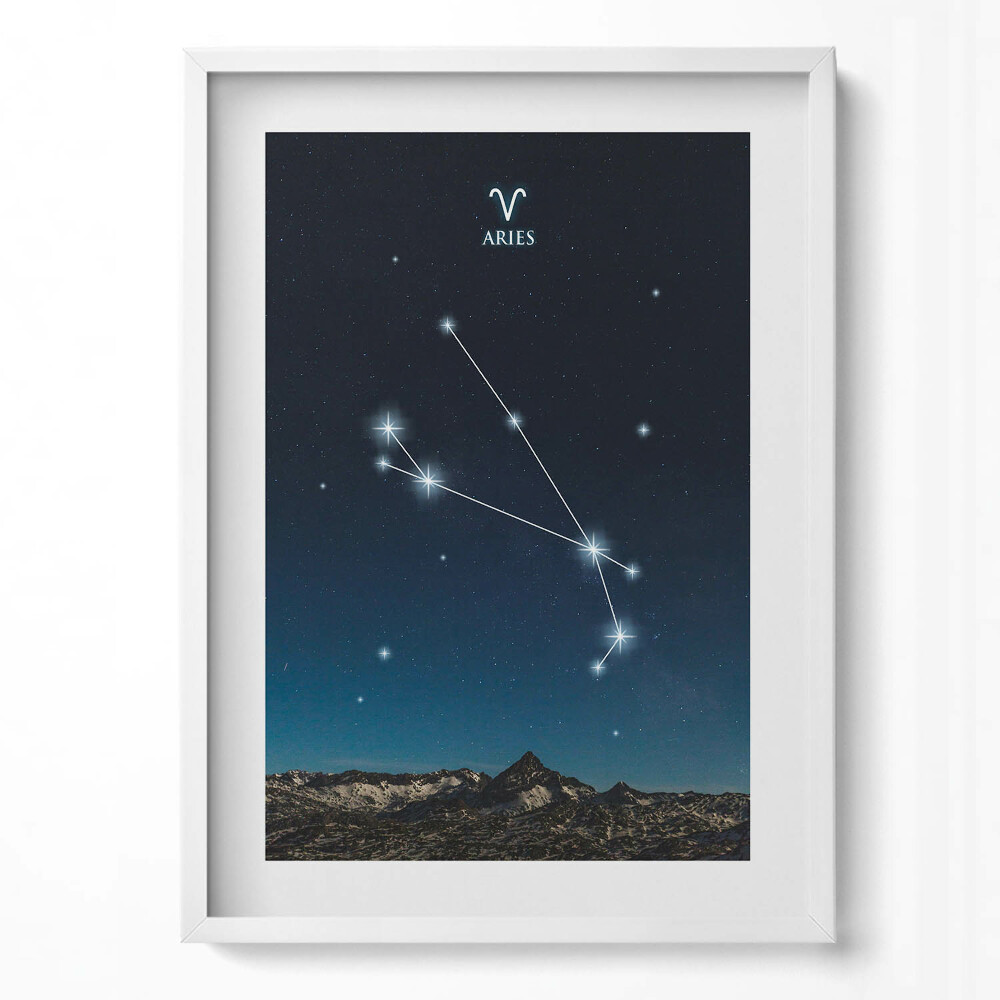 Obraz pionowy Gwiazdozbiór zodiak baran