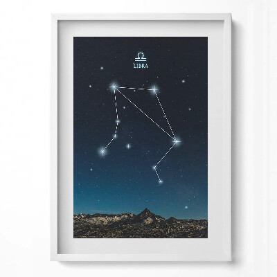 Obraz pionowy Gwiazdozbiór zodiak waga