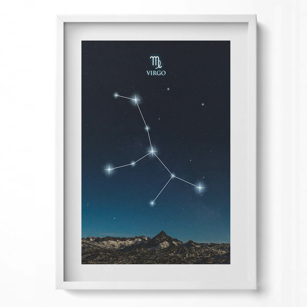 Obraz pionowy Gwiazdozbiór zodiak panna