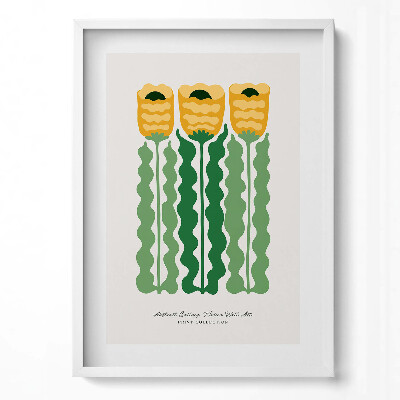 Obraz pionowy Ilustracja roślin i kwiatów