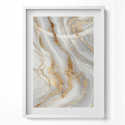 Obraz pionowy Tekstura marmuru ze złotem