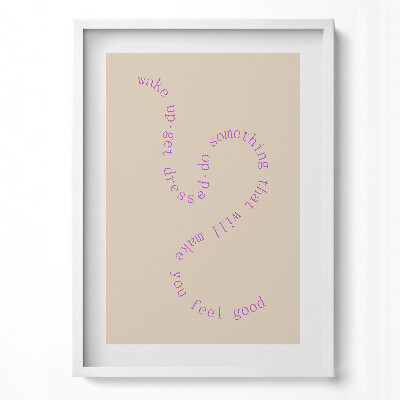 Obraz pionowy Motywacyjna inspirująca sentencja