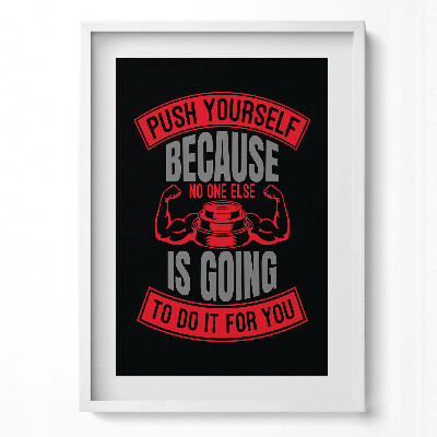 Obraz pionowy Motywacyjny napis 