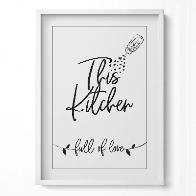 Obraz pionowy Napis do kuchni i jadalni 