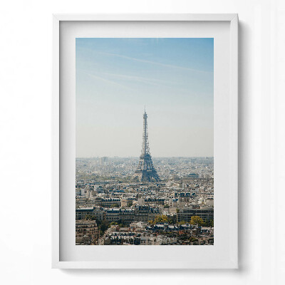 Obraz pionowy Paryż Francja Wieża Eiffla panorama