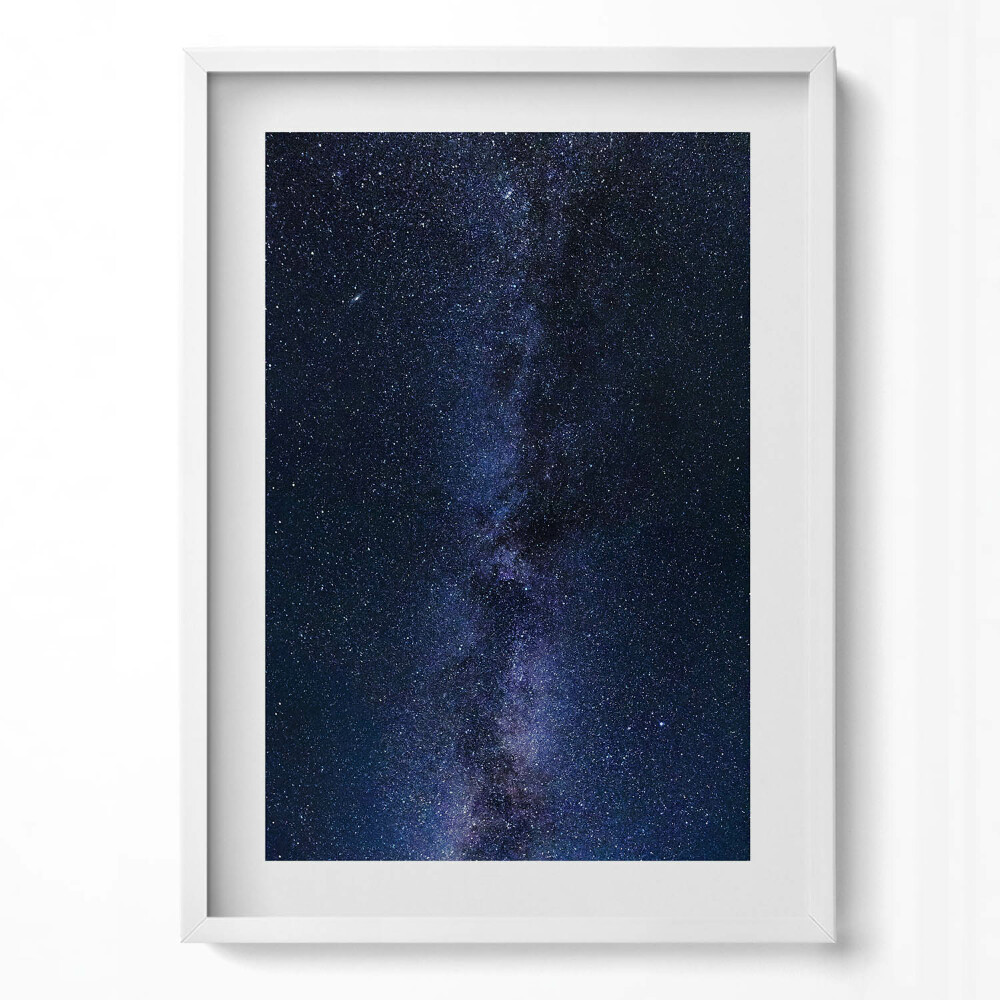 Obraz pionowy Zdjęcie kosmosu i gwiazd