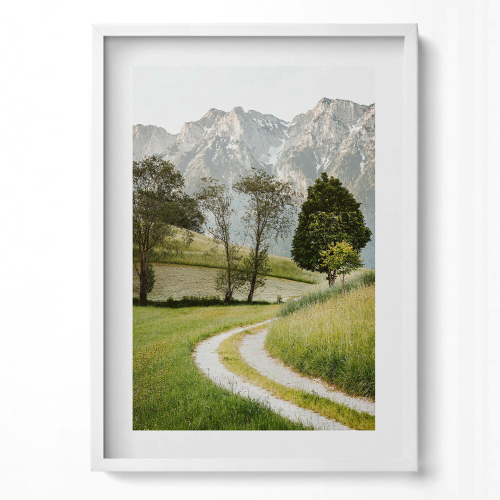 Obraz pionowy Polna doga w górach